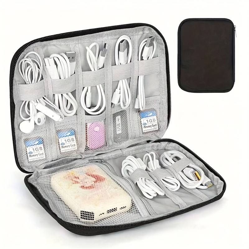 1 étui organisateur de câbles, - Tech Accessories Travel Organizer Pouch avis et prix