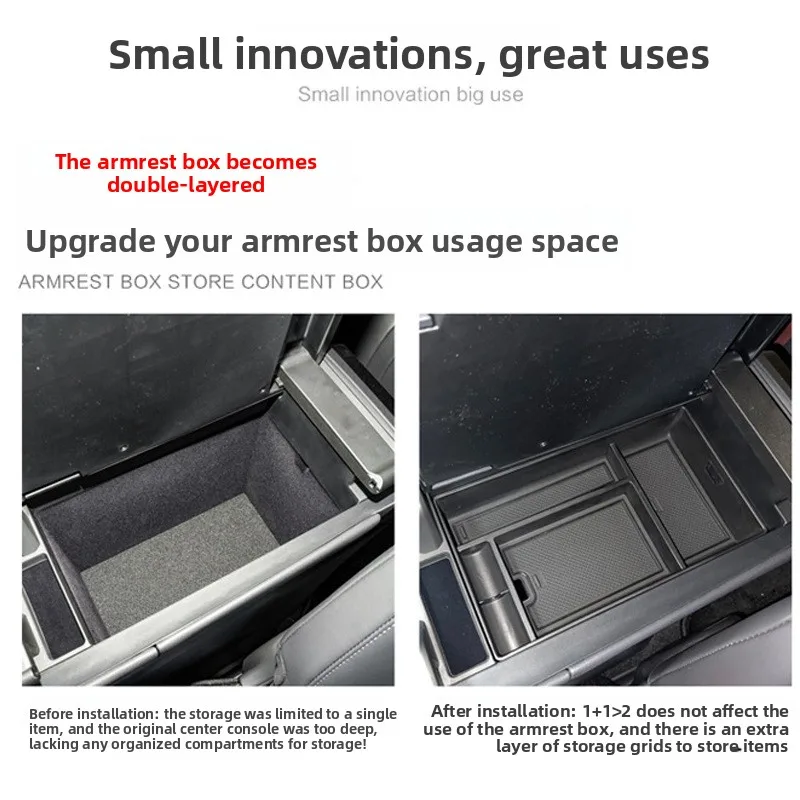 Boîte de rangement pour accoud - Tech Car Accessories avis et prix
